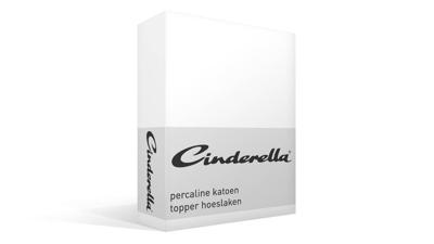 Cinderella basic topper katoen 160x200 white