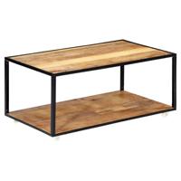 Salontafel 90x50x40 cm massief gerecycled hout - thumbnail