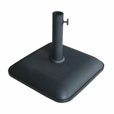 Marbueno Base Umbrella Vierkant Cement 45X45X7,3 cm 25KG Zwart Tuin, Zwembad, Terras