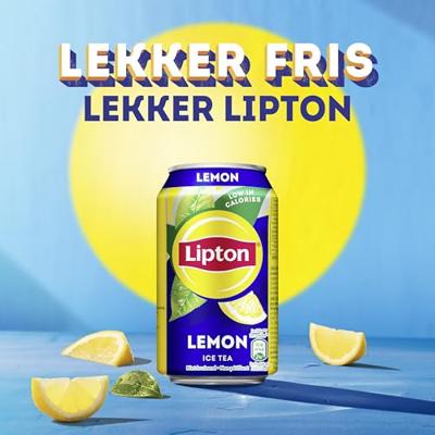 Lipton Ice Tea Lemon, blik van 33 cl, pak van 24 stuks