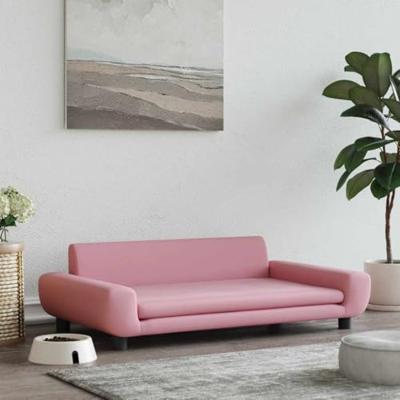 VidaXL Hondenmand 100x54x33 cm fluweel roze VidaXL Hondenmand 100x54x33 cm fluweel roze