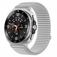 Nylon ribbelbandje - Grijs - Samsung Galaxy Watch 8 Classic - 46mm Nylon ribbelbandje - Grijs - Samsung Galaxy Watch 8 Classic - 46mm