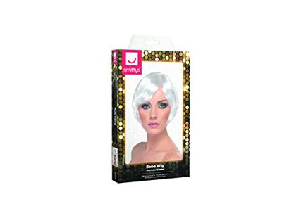 Witte Bobline Pruik Babe - thumbnail