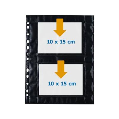 Herma HERMA Fotophan - Hülle x 10 7786 Fotohoezen 10 x 15 cm Zwart, Transparant 10 x 15 cm Herma HERMA Fotophan - Hülle x 10 7786 Fotohoezen 10 x 15 cm Zwart, Transparant 10 x 15 cm