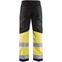 Blåkläder Werkbroek met stretch High-Vis 15511811 | Zwart/High-Vis Geel | Maat 48 - 7330509539842 - thumbnail