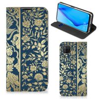 Huawei P40 Lite Smart Cover Beige Flowers - thumbnail
