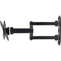 SpeaKa Professional SP-MO-03 Monitor-wandbeugel 1-voudig 25,4 cm (10) - 81,3 cm (32) Zwart Kantelbaar, Zwenkbaar - thumbnail