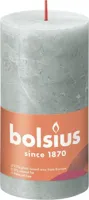 Bolsius stompkaars rustiek shine 6.8x13cm jade green - thumbnail