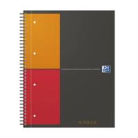 Oxford 100103664 Collegeblok Grijs, Oranje, Rood DIN A4+ Geruit Aantal paginas: 80 - thumbnail
