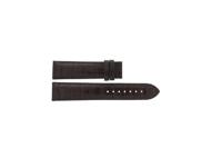 Horlogeband Tissot L168-268-1 / T610014608 Croco leder Donkerbruin 20mm - thumbnail