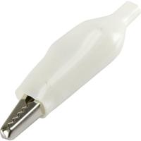 TRU COMPONENTS 93038c48 Krokodillenklem Wit Lengte: 55 mm 1 stuk(s) - thumbnail