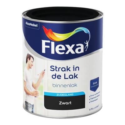 Flexa Strak in de Lak Binnenlak Zijdeglans - Zwart Flexa Strak in de Lak Binnenlak Zijdeglans - Zwart