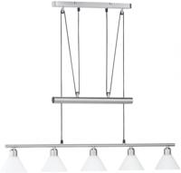 Trio Moderne HanglampSeries 3751 5-lichts nikkel mat - 3751051-07 - thumbnail