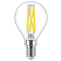 Philips LED 871951432439800 LED-lamp Energielabel D (A - G) E14 Kogel 3.4 W = 40 W Warmwit (Ø x h) 45 mm x 80 mm Dimbaar (dim to warm) 1 stuk(s) - thumbnail