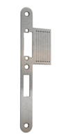 ASSA ABLOY N6003 Sluitplaat | RVS 24x235x3mm lip 40mm afgerond | geschikt voor E-opener profix2DM| DR 1+2+3+4 - 10049728 - thumbnail