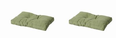 Kussen Florance lounge 60x43 Basic groen (2 stuks) Madison - Madison Kussen Florance lounge 60x43 Basic groen (2 stuks) Madison - Madison