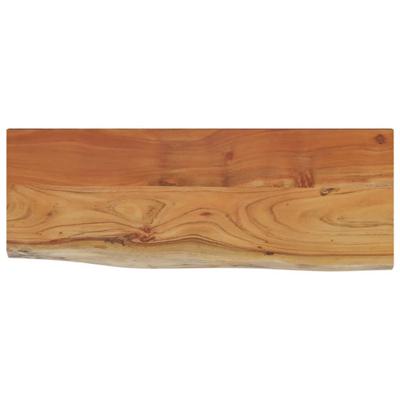 Wandschap rechthoekig natuurlijke rand 80x30x3,8 cm acaciahout Wandschap rechthoekig natuurlijke rand 80x30x3,8 cm acaciahout