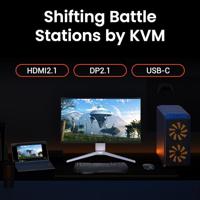 BenQ MOBIUZ EX321UX 32” 1152-zone Mini LED 4K eARC 144Hz 1ms DP2.1 gamingmonitor, USB-C, HDMI 2.1, 99% P3 & Adobe RGB, DisplayHDR 1000, Freesync Premium Pro, KVM, Pixsoul Engine, afstandsbediening​ - thumbnail