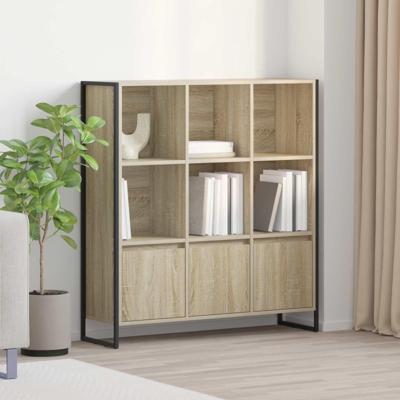 Boekenkast 2 pcs Sonoma 99,5 x 30 x 108,5 cm Bewerkt hout