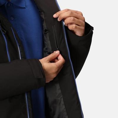 Ragetta RG253 Navigate Waterproof Insulated Jacket - Black/New Royal - L