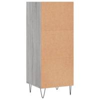 Dressoir 34,5x32,5x90 cm bewerkt hout grijs sonoma eikenkleurig - thumbnail