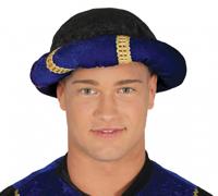 Blauwe tulband Sultan - thumbnail