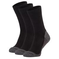 Winter Wandelsok 3-Pack | Zwart | 35/38 - thumbnail