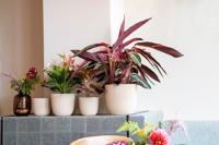 Capi 'made with' groove bol bloempot 28x27 cm zaagsel beige - thumbnail