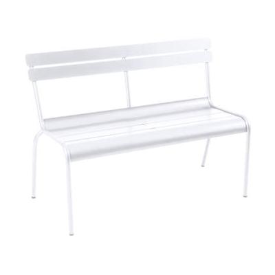 Fermob Luxembourg tuinbank met rugleuning Cotton white