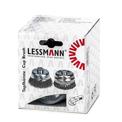 Lessmann Potborstel | schroefdraad d. 65 mm draaddikte 0,5 mm | staal | 12.500 omw/min | 1 stuk - 482217 482217