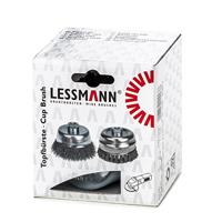 Lessmann Potborstel | schroefdraad d. 65 mm draaddikte 0,5 mm | staal | 12.500 omw/min | 1 stuk - 482217 482217 - thumbnail