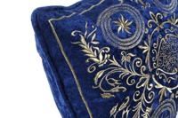 Kussen DKD Home Decor 8424001850358 Gouden 50 x 10 x 30 cm Marineblauw - thumbnail