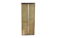 Lutrabox Hoge tuinkast 80x54x206 cm- - Hout- Lutrabox - thumbnail