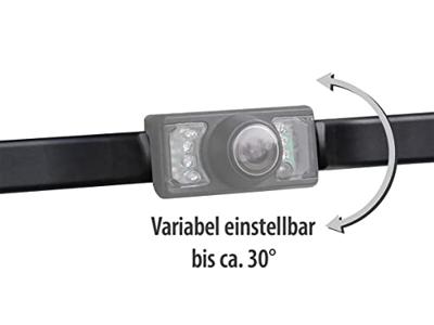 Eufab Draadloos achteruitrijcamerasysteem Afstandshulplijnen Zuignapvoet, Nummerplaathouder Zwart Eufab Draadloos achteruitrijcamerasysteem Afstandshulplijnen Zuignapvoet, Nummerplaathouder Zwart