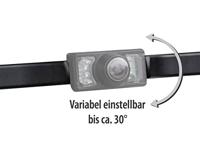 Eufab Draadloos achteruitrijcamerasysteem Afstandshulplijnen Zuignapvoet, Nummerplaathouder Zwart - thumbnail