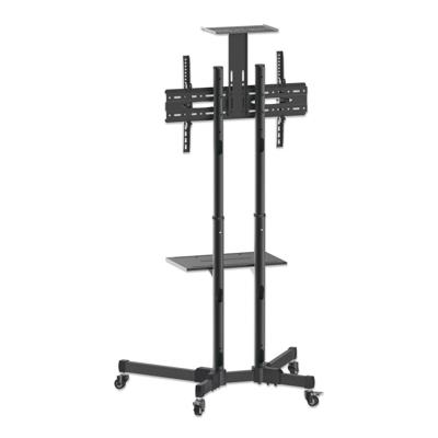 Manhattan Trolley voor TV's en monitoren, voor schermen 37"-65", VESA-compatibiliteit: van 200x200 tot 600x400 mm (controleer de afmetingen van de vier montagegaten aan de achterzijde), max. 40 kg, zwart Manhattan Trolley voor TV's en monitoren, voor schermen 37"-65", VESA-compatibiliteit: van 200x200 tot 600x400 mm (controleer de afmetingen van de vier montagegaten aan de achterzijde), max. 40 kg, zwart