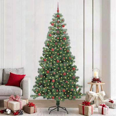 VidaXL Kerstboom met 300 led met standaard groen 240 cm pvc