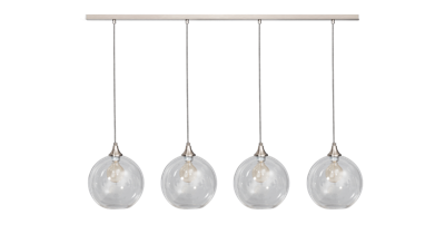 ETH Stoere hanglampCalvello 4-lichts metaalgrijs - 05-HL4411-60