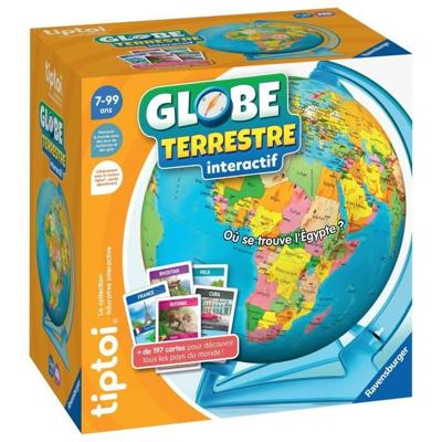 Ravensburger-tiptoi Interactieve aardbol-4005556001910-Vanaf 7 jaar