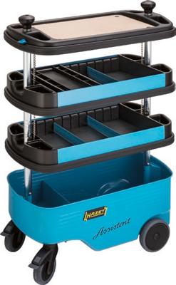 Hazet 166C Werkplaatswagen Plaatstaal Kleur (specifiek): Zwart, Blauw