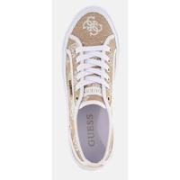 Guess Logo Lage Sneakers Dames Bruin/Wit - Maat 37 - Kleur: WitBruin | Soccerfanshop - thumbnail