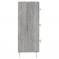 Dressoir 34,5x34x90 cm bewerkt hout grijs sonoma eikenkleurig - thumbnail