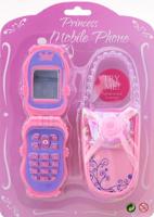 Johntoy mobiele speelgoed telefoon met tasje - thumbnail