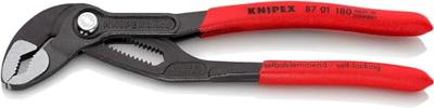 Knipex Cobra® Hightech-Waterpomptang | 180 mm Lengte | Anti-Slip | Kunststof Bekleed | Grijs Geatramenteerd - 87 01 180 SB