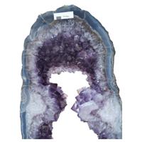 Ring van Ruwe Amethist op Voet (14,45 kg) - thumbnail