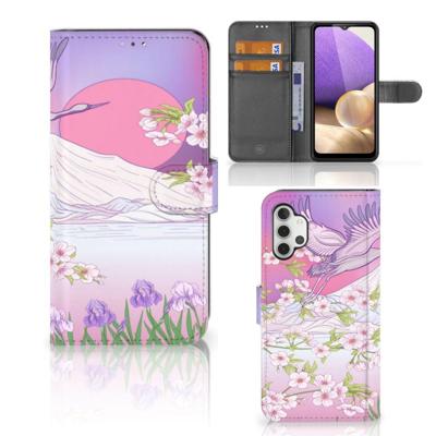 Samsung Galaxy A32 4G | Telefoonhoesje | Met pasjeshouder | Bird Flying