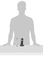 Philips D16 draadloze telefoon voor binnen, eenvoudig, zwart - thumbnail