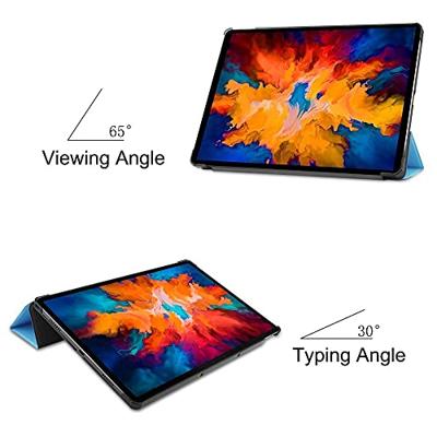 3-Vouw sleepcover hoes - Lenovo Tab P11 Pro - Lichtblauw 3-Vouw sleepcover hoes - Lenovo Tab P11 Pro - Lichtblauw