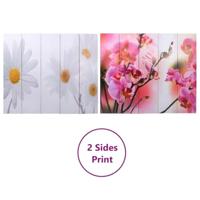 Kamerscherm inklapbaar bloem 200x170 cm - thumbnail