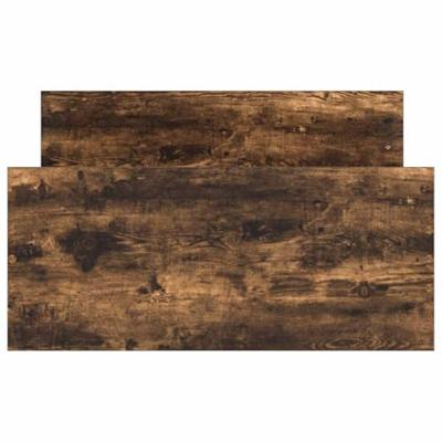 Bedframe zonder matras hout gerookt eikenkleurig 75x190 cm